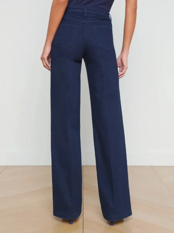 L'AGENCE CLAYTON WIDE LEG JEAN>Women Trousers