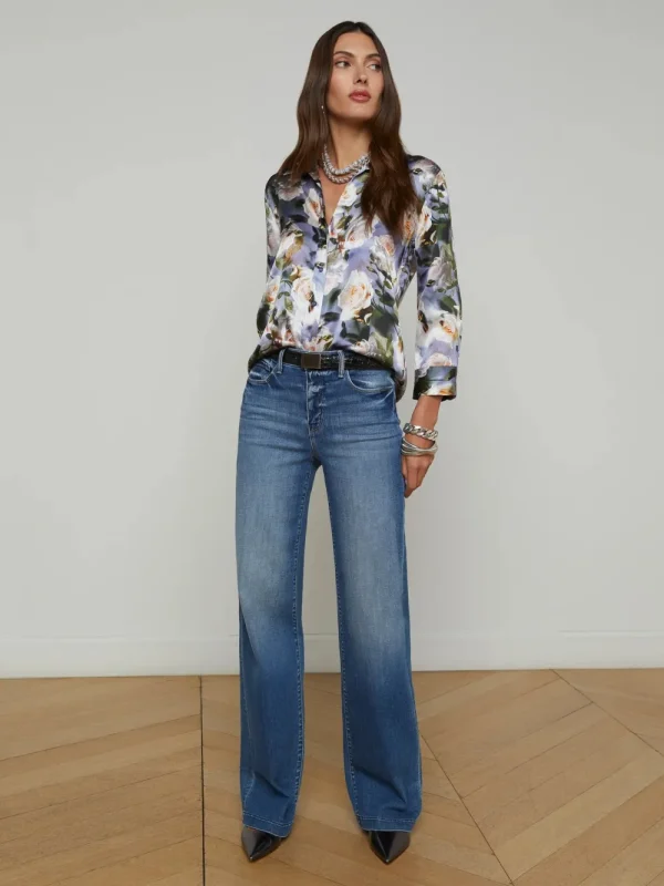 L'AGENCE Dani Shirt>Women Shirts & Blouses