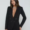 L'AGENCE 'Kenzie' Metallic Blazer>Women Coats & Jackets