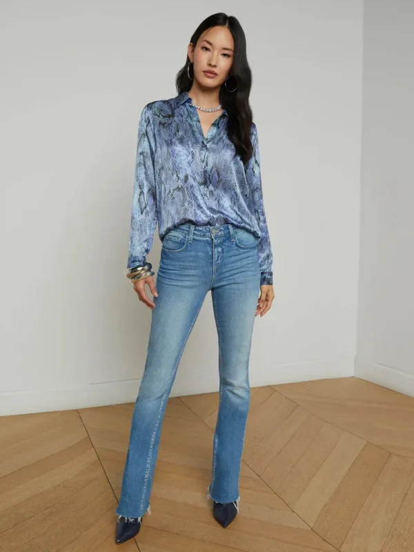 L'AGENCE Tyler Blouse>Women Shirts & Blouses