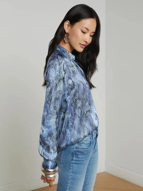 L'AGENCE Tyler Blouse>Women Shirts & Blouses