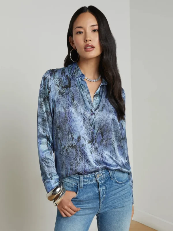 L'AGENCE Tyler Blouse>Women Shirts & Blouses