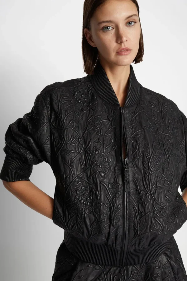 Munthe ‘FERRIL’ Leather Jacket>Women Coats & Jackets