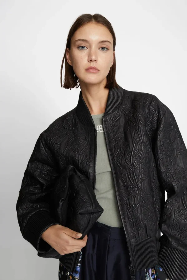 Munthe ‘FERRIL’ Leather Jacket>Women Coats & Jackets