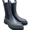 Pons Quintana 'Ken' Metallic Black Chelsea Boot>Women Boots