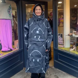 RAINKISS Classic Smiley Poncho>Women Coats & Jackets