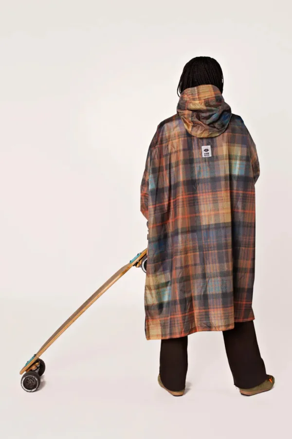 RAINKISS Tartan Poncho>Women Coats & Jackets