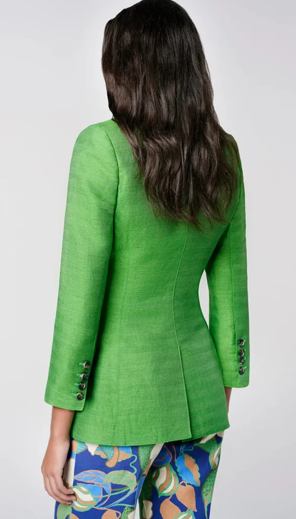SMYTHE Green Jacket>Women Coats & Jackets