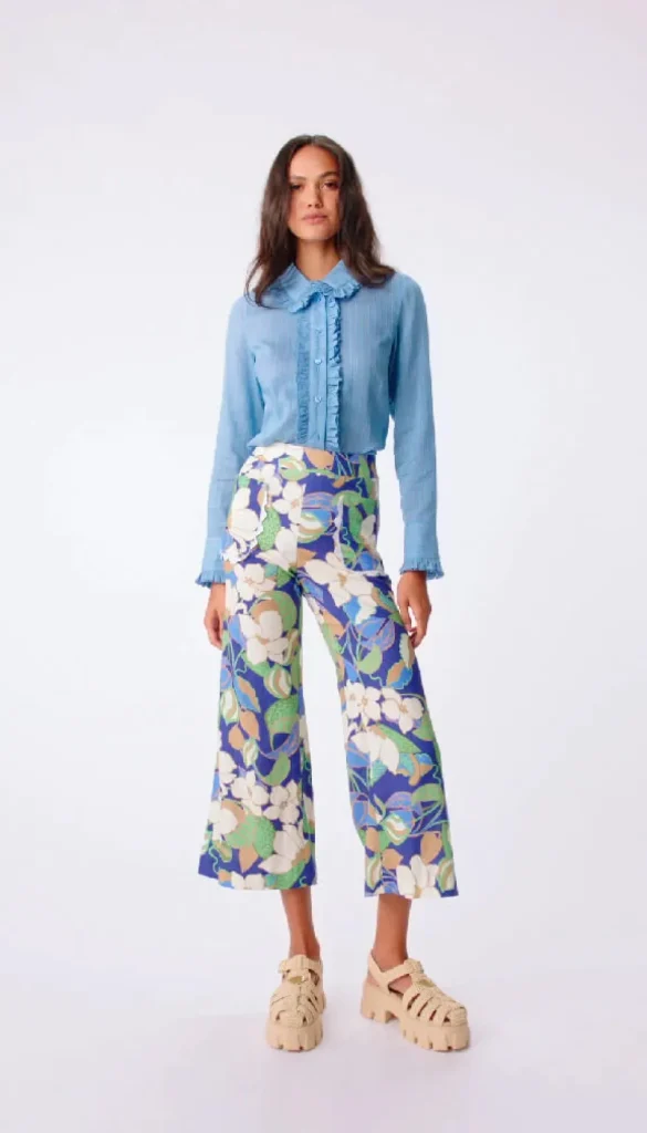 SMYTHE Ruffle Trim Blouse>Women Shirts & Blouses