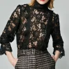 SMYTHE Scalloped Lace Blouse>Women Shirts & Blouses