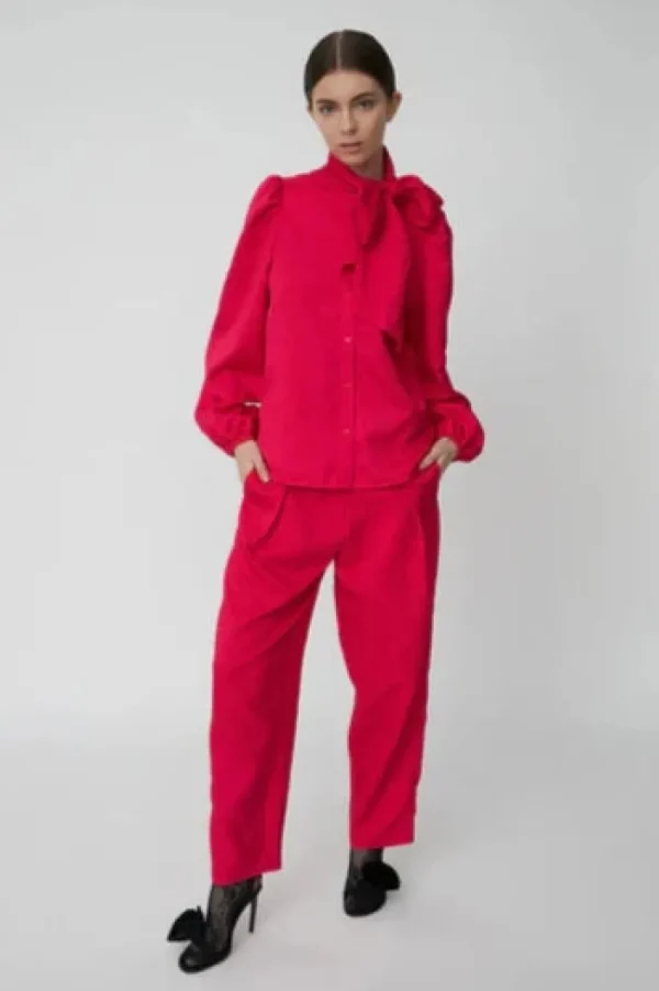 Stella Nova Bow Tie Shirt>Women Shirts & Blouses