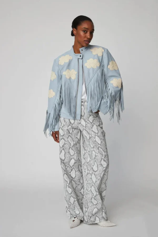 Stella Nova Cloud Leather Jacket>Women Coats & Jackets