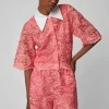 Stella Nova 'Margot' Pink Sequin Shirt>Women Shirts & Blouses