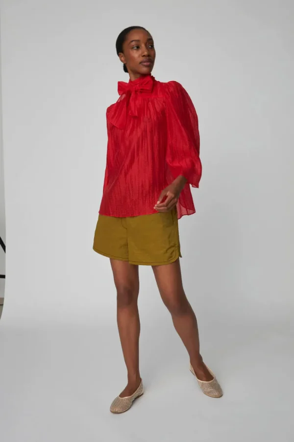 Stella Nova 'Pointelle Blouse’>Women Shirts & Blouses