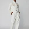 Stella Nova Two-Toned Cotton Pants>Women Trousers