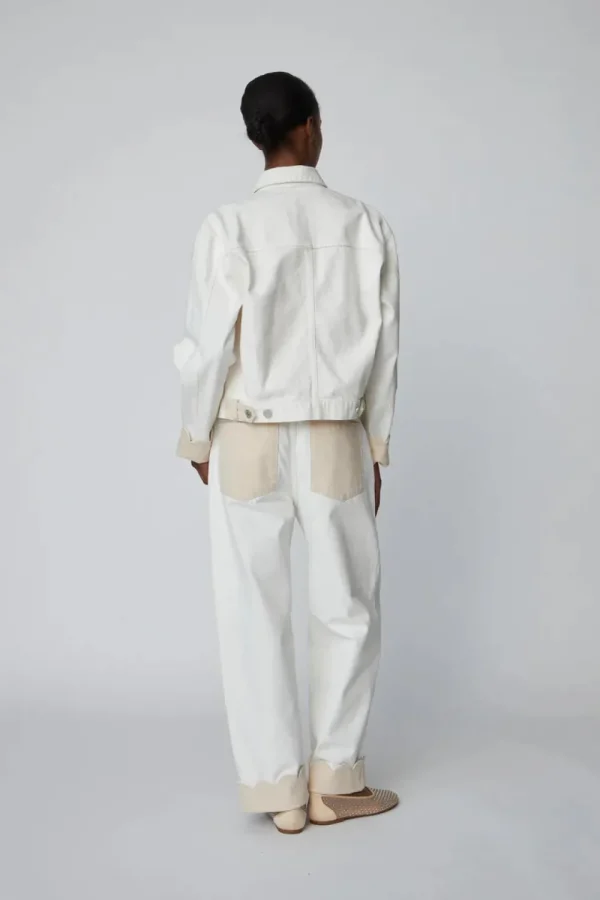 Stella Nova Two-Toned Cotton Pants>Women Trousers