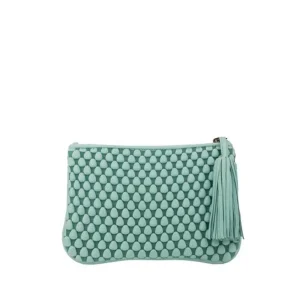 Tissa Fontaneda ‘Pouchette Large’ Aqua>Women Bags
